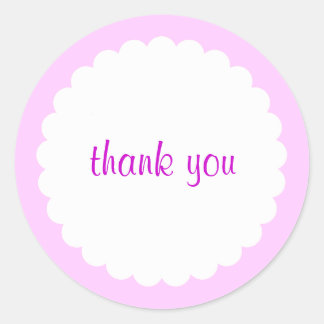 Scalloped Edge Sticker