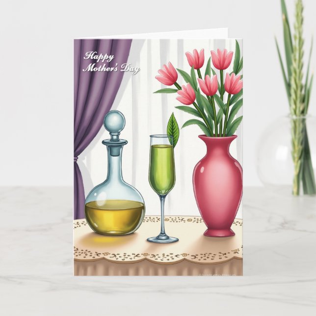 Scalloped Mothers Day Card (Front)