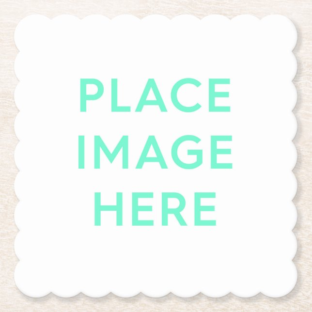 Scalloped Square Coasters (Front)