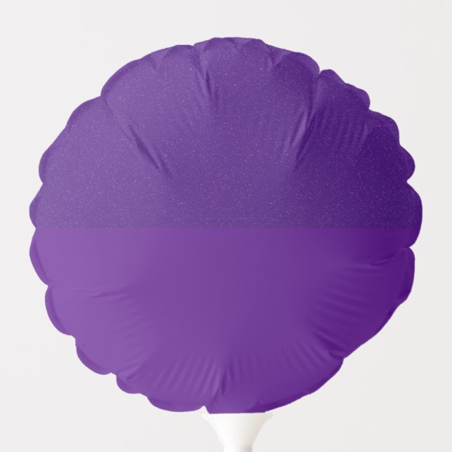 Scalloped Two-Tone Purple Custom Balloon (Front)