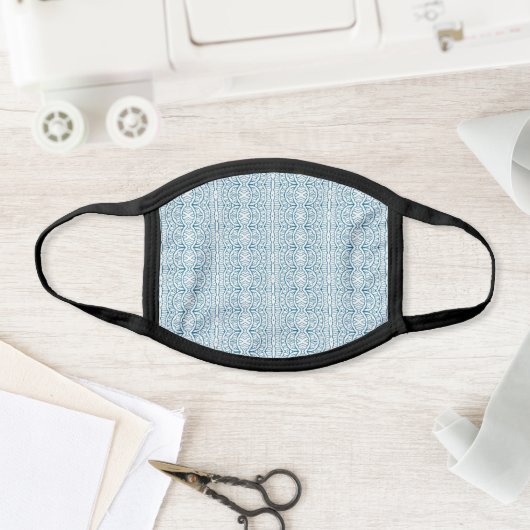 Scallops Edge Cotton & Poly Blend Face Mask (Insitu)