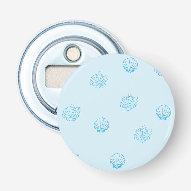 Scallops Outline Minimalism Bottle Opener (Front)