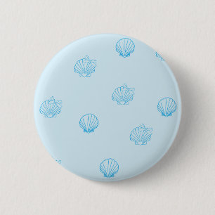 Scallops Outline Minimalism Button