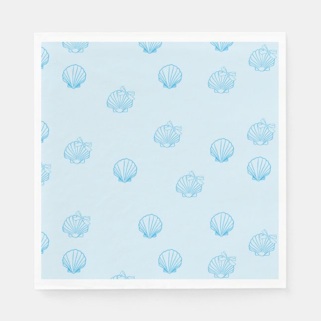 Scallops Outline Minimalism Napkins (Front)