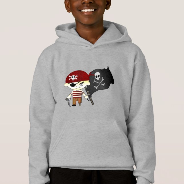 Scallywag Pirate for KIDS Hoodie (Front)