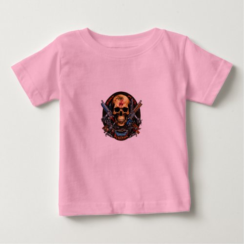 Scalp Logo Designed Baby T_Shirt