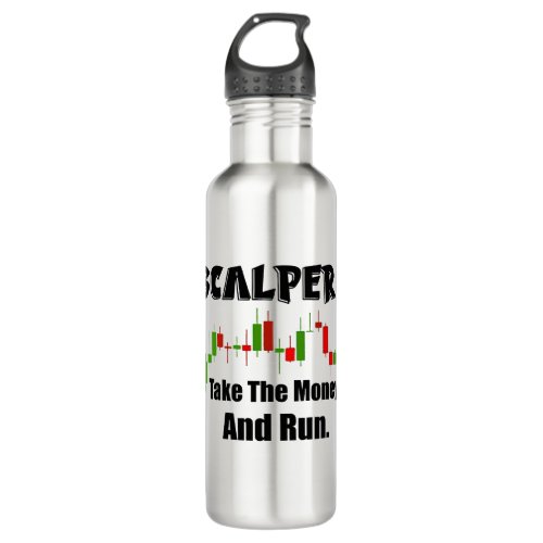 Scalper Strategy Stainless Steel Water Bottle