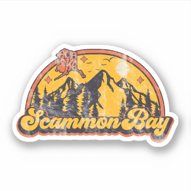 Scammon Bay, Alaska Sticker (Front)