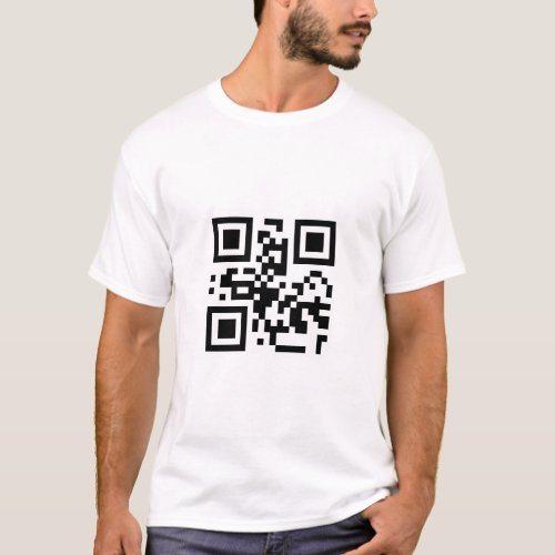 Scan and Style QR Code Printed T_Shirt