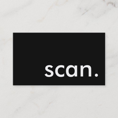 scan business card