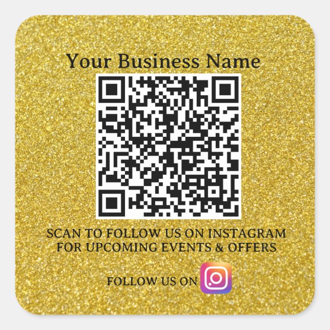 Scan for Success: Business QR Code Sticker (Front)