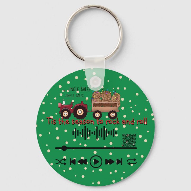 Scan for "Tis the Season to"  KeyChain (Back)