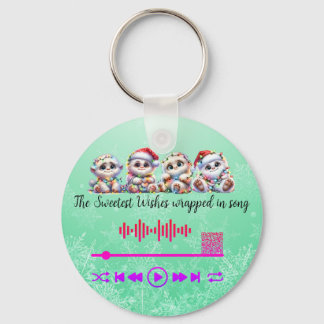 Scan for, wrapped in a song KeyChain