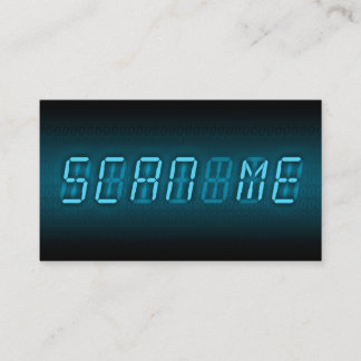 SCAN ME : digital readout Business Card
