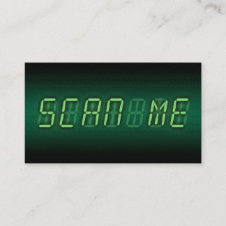 SCAN ME : digital readout Business Card