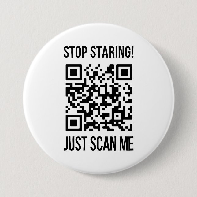 Scan Me: Do What Makes Your Soul Happy Button (Front)
