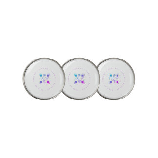 Scan me golf ball marker
