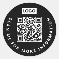 Scan Me Logo Business QR Code Scannable