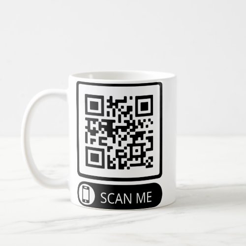 Scan Me Marketing QR Code Coffee Mug