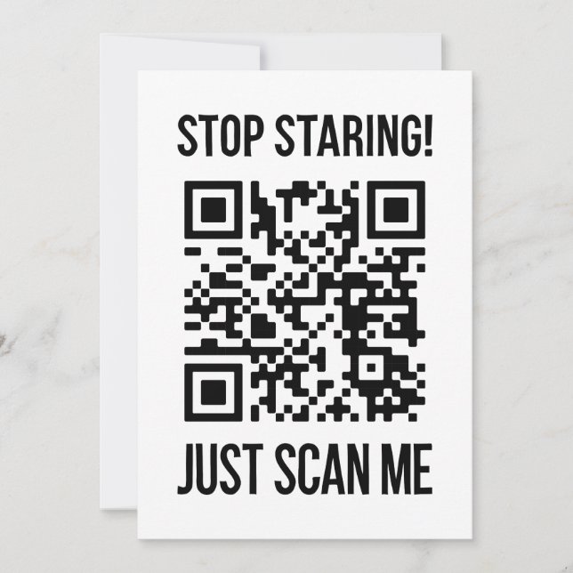 Scan Me QR Code: Choose Kindness Every Day Invitation (Front)