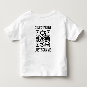 Scan Me QR Code: Choose Kindness Every Day Toddler T-shirt