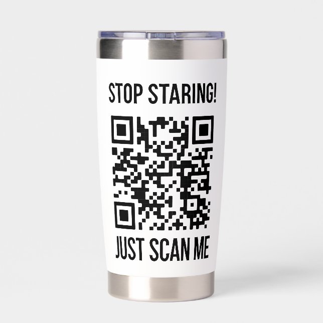 Scan Me QR Code: Create Your Future Insulated Tumbler (Back)