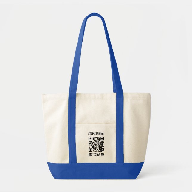 Scan Me QR Code: Create Your Future Tote Bag (Front)