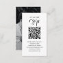 Scan Me RSVP Wedding QR Code RSVP Enclosure Card