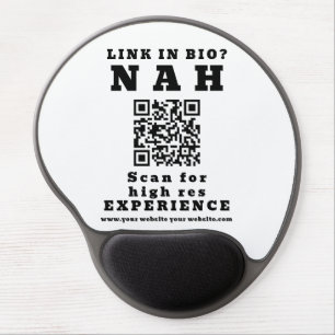 Scan Meme AI Startup Tech QR Code Custom Marketing Gel Mouse Pad
