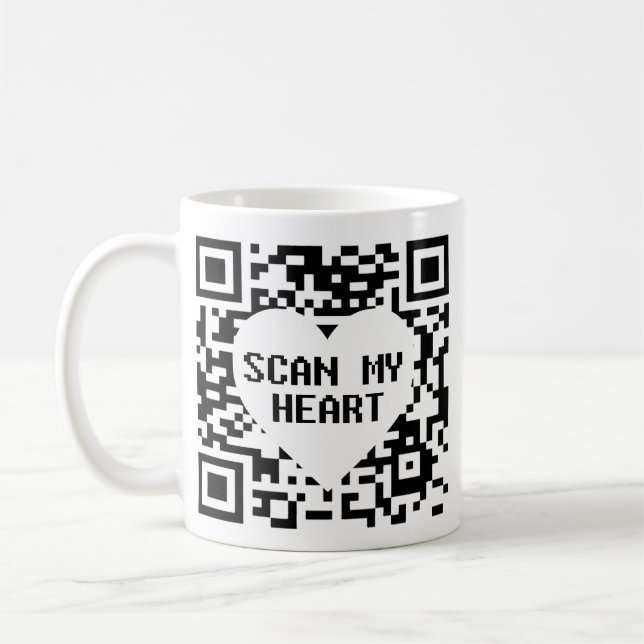 Scan my Heart     Coffee Mug (Left)