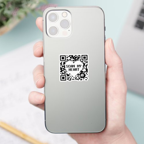 Scan my Heart Sticker