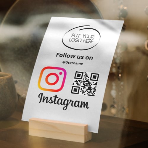 Scan To Connect Qr Code Small Business Instagram Holder