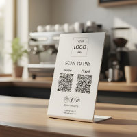 Scan To Pay Business Logo Qr Code