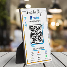 Scan to Pay Business Sign | Venmo QR Code Payment