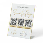 Scan to Pay Gold Business Logo Payment 3 QR Codes