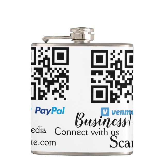 Scan to pay q r code paypal venmo add your website flask (Front)