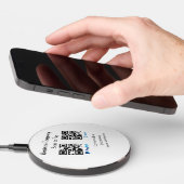 Scan to pay q r code paypal venmo add your website wireless charger (Hand)