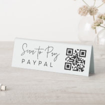 Scan To Pay QR Code Mobile Checkout Business Sign