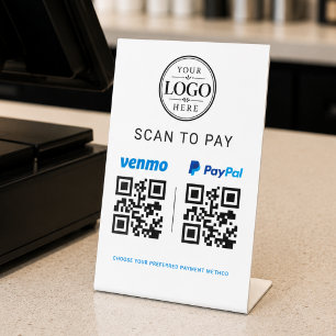 Scan To Pay QR Code Sign