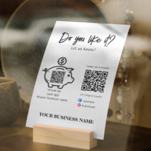 Scan To Pay Qr Code Social Media Icons Holder