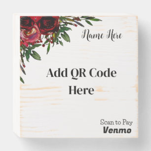 Scan to Pay QR Wood Sign