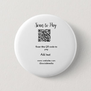 Scan to pay scan QR code add website email details Button