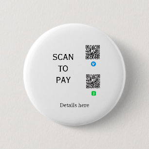 scan to pay venmo cashapp QR code details here nam Button