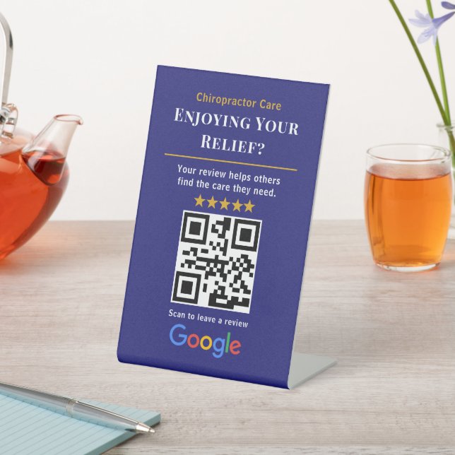 Scan to Review QR Code Sign | Chiropractor (In SItu)