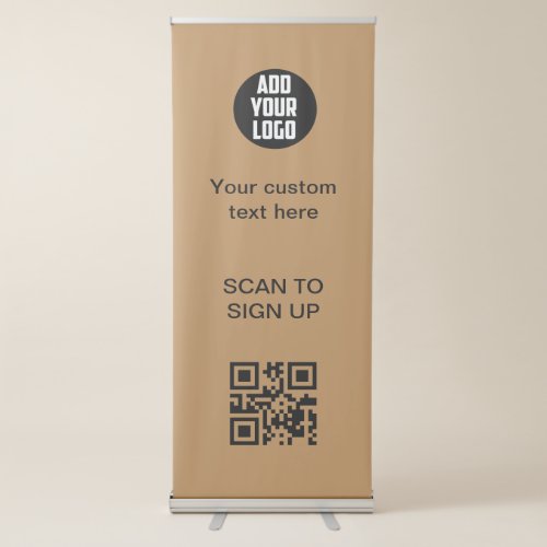 Scan to sign in QR code Modern Professional 