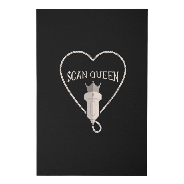 Scan Ultrasound Faux Canvas Print (Front)