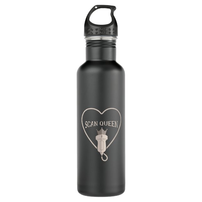 Scan Ultrasound Stainless Steel Water Bottle (Front)
