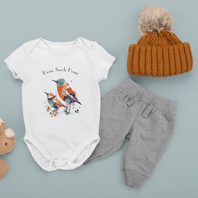 Scandi Aviary Duet, custom Baby Bodysuit (Creator Uploaded)