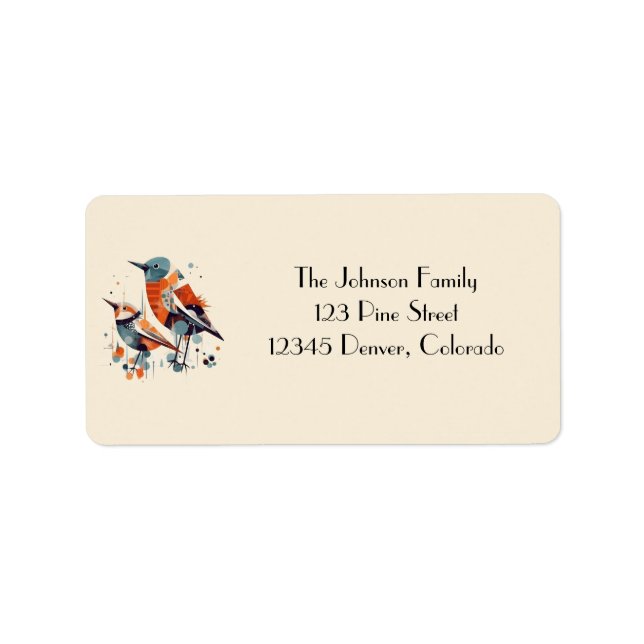 Scandi Aviary Duet, custom Label (Front)