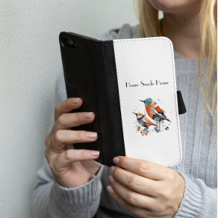 Scandi Aviary Duet, custom Samsung Galaxy S5 Wallet Case